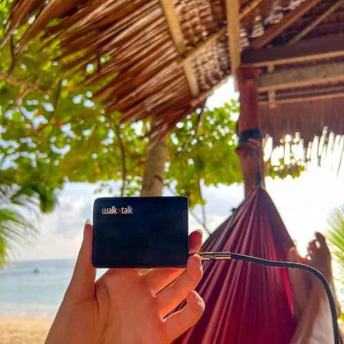 Walk n Talk - PWU-B10K Ultra 10000mAh Powerbank - Black