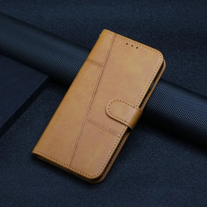 Wallet Flip Cowhide Pattern Anti Drop Leather Cover For Xiaomi Redmi 12 12C 10 10A  9T Note 12 12S 12 Pro Plus 11S 10 Pro 9 Pro