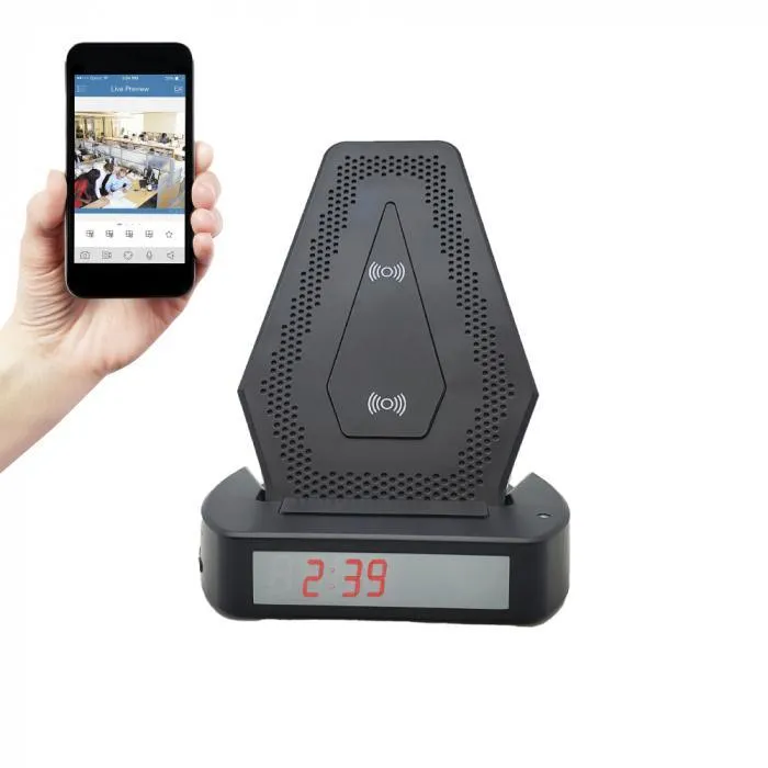 Wireless Phone Charger with Wifi DVR