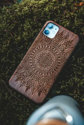 Wooden Phone Case | Mandala