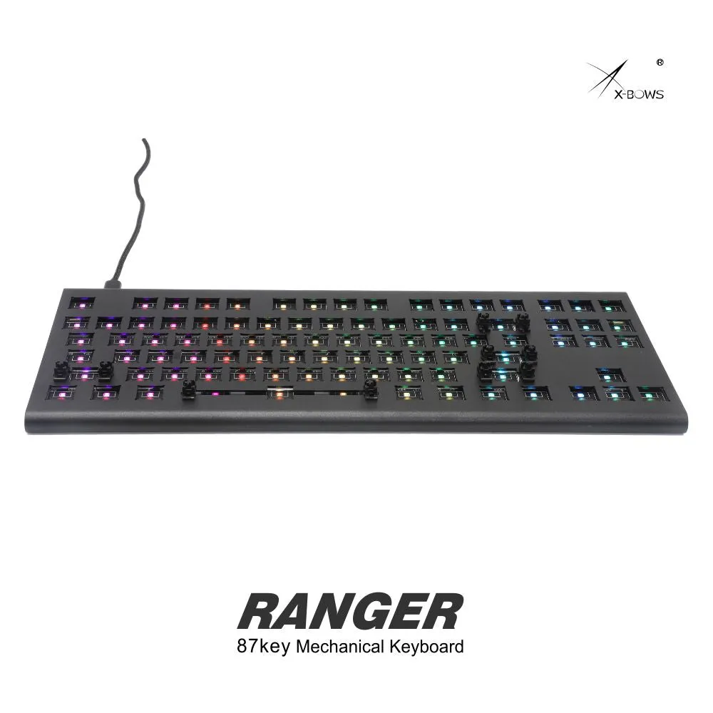 xbows Ranger Mechanical keyboard 87 key 80% rgb type c hot swappable