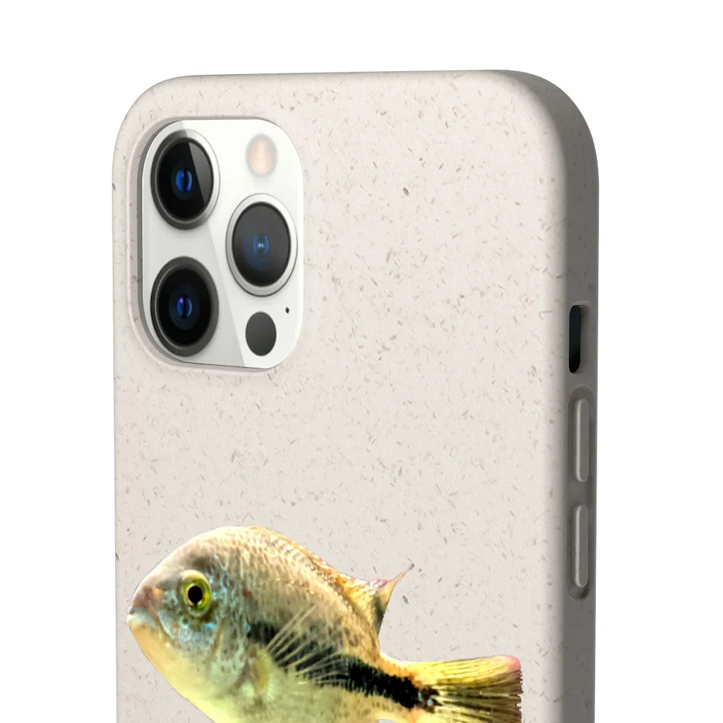 Yellow and Black Fish Biodegradable Case