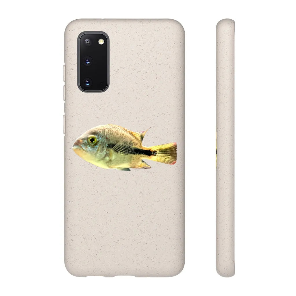 Yellow and Black Fish Biodegradable Case