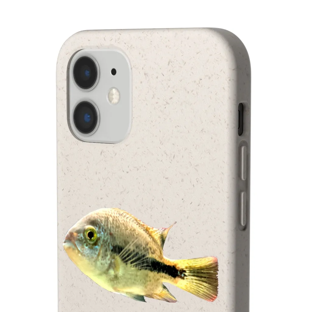 Yellow and Black Fish Biodegradable Case