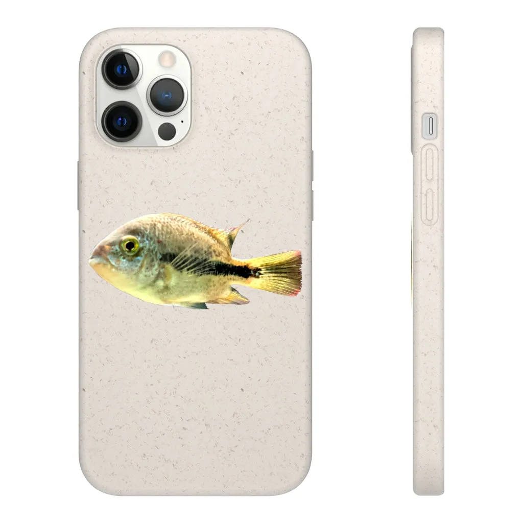 Yellow and Black Fish Biodegradable Case