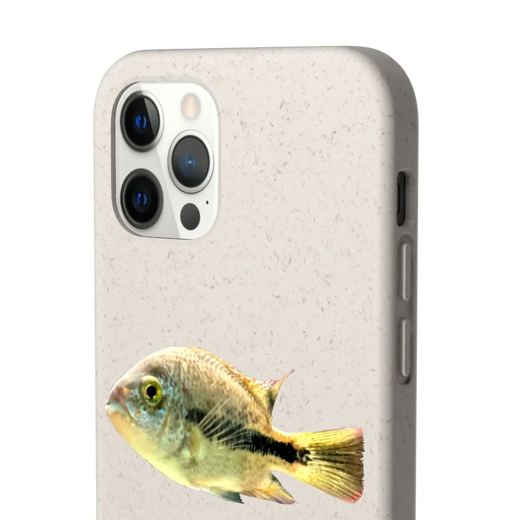 Yellow and Black Fish Biodegradable Case