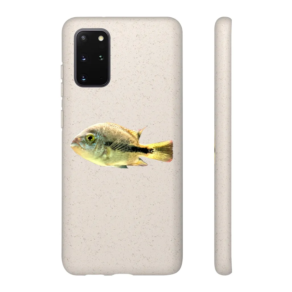 Yellow and Black Fish Biodegradable Case