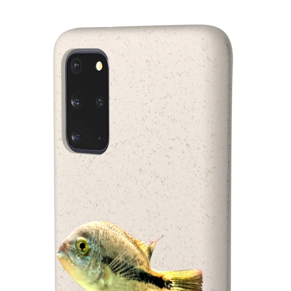 Yellow and Black Fish Biodegradable Case