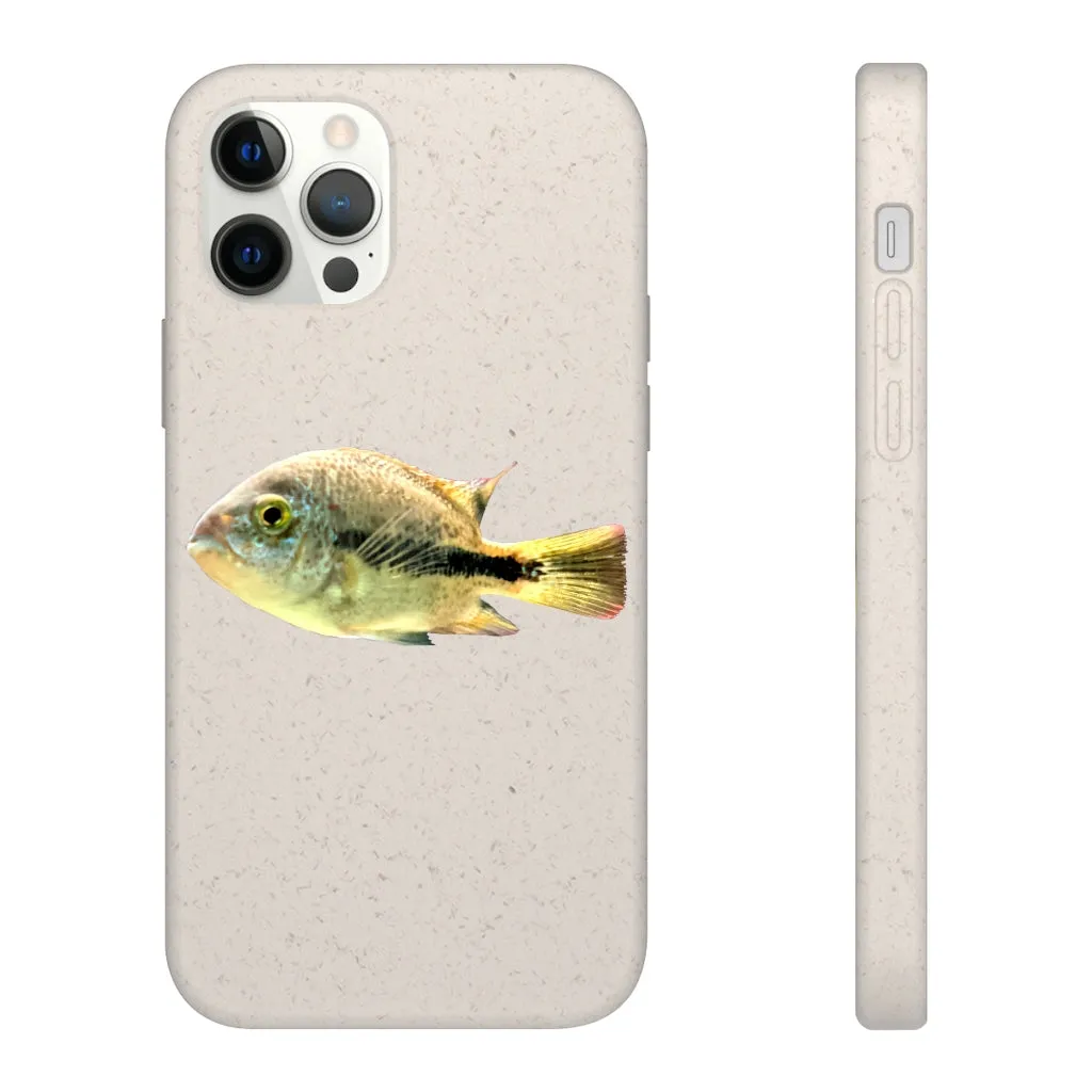 Yellow and Black Fish Biodegradable Case