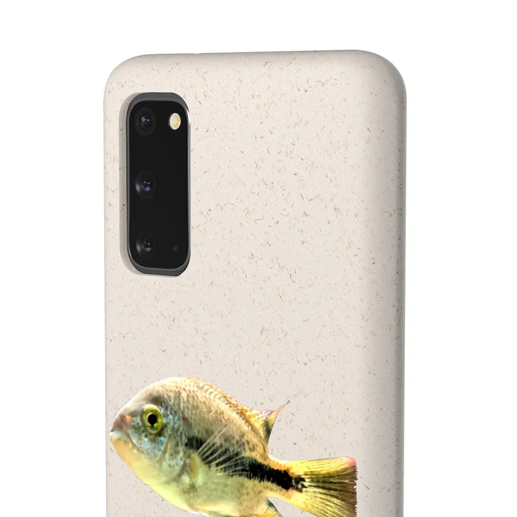 Yellow and Black Fish Biodegradable Case