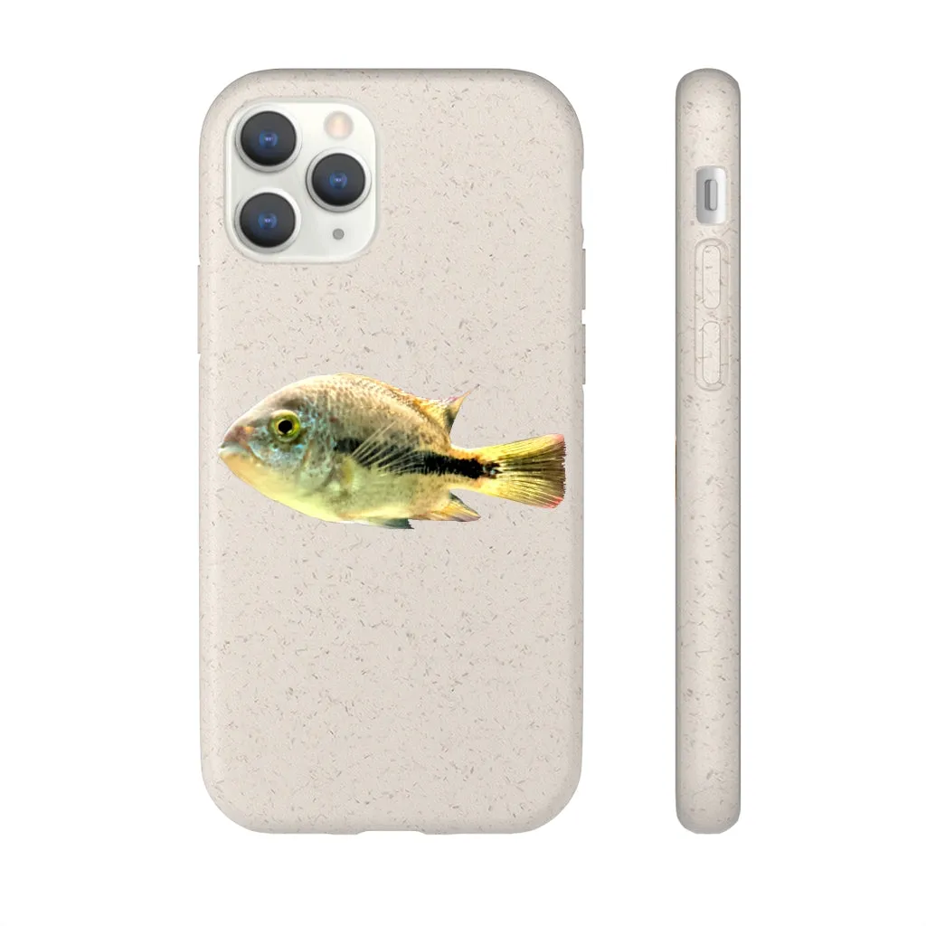 Yellow and Black Fish Biodegradable Case