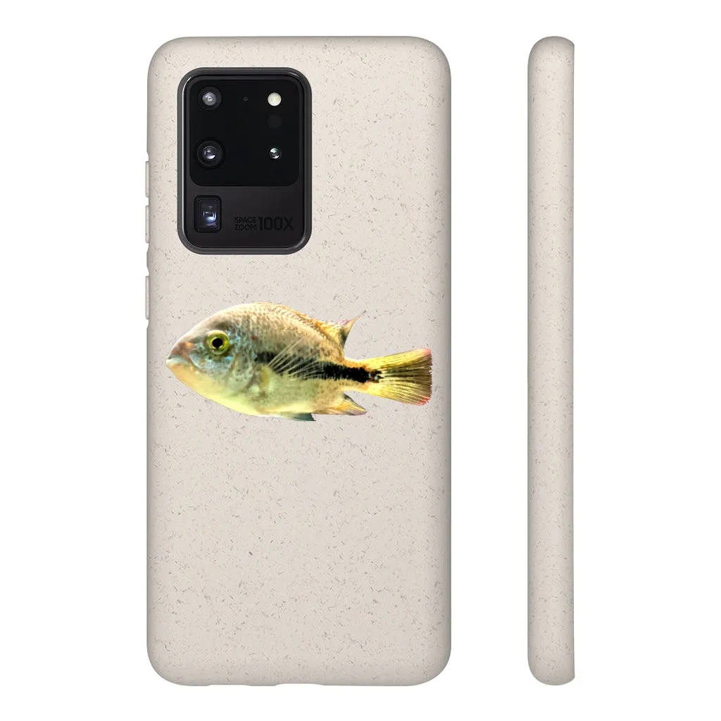 Yellow and Black Fish Biodegradable Case