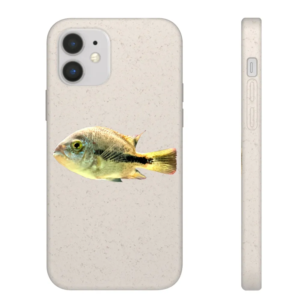 Yellow and Black Fish Biodegradable Case