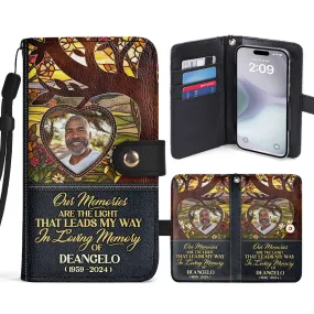 Your Memories Are The Light - Personalized Wallet Case SBWACLM1996TA