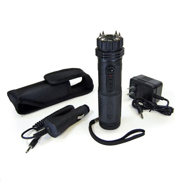 ZAP Light Extreme Stun Gun / Flashlight – 1 Million Volts with Spike Electrodes